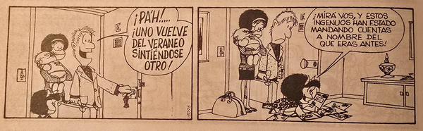 Las vacaciones y una reflexión heráclitea