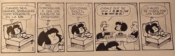 Mafalda Intérprete de la ONU